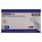 ABM Powdered Latex Medium Examination Gloves 1 x 100's Pcs. Pack