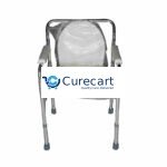 Dawaai Commode Chair with Aluminium Foldable Body