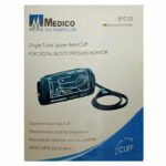 Medico BPC - 02 Single Tube Upper Arm Digital Type Cuff Adult Large Size 22 - 42 cm 1 Pcs. Pack
