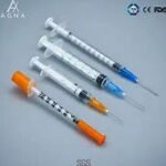 Wellmed 5 ml - 23 gm x 1 Auto Disable Syringe with Needle 100 Pcs. Pack
