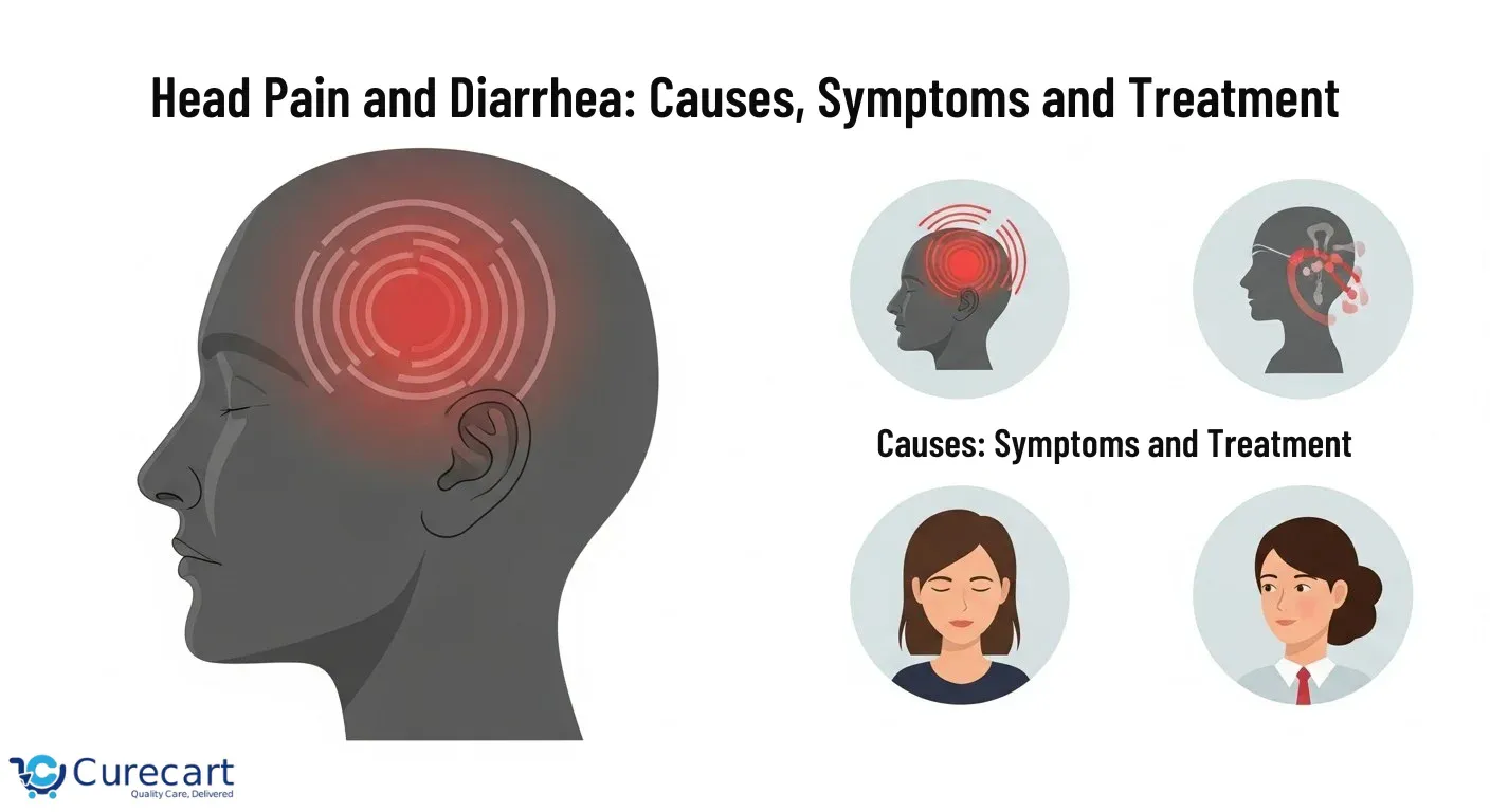 Head Pain and Diarrhea